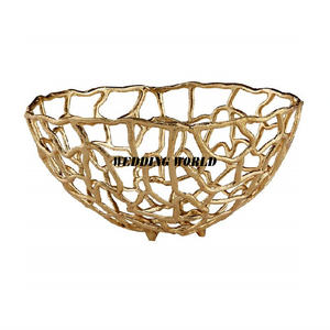 Bol à chocolat en aluminium doré Bol à chocolat fait à la main de qualité supérieure Bol à chocolat design le plus vendu - Product Image 5