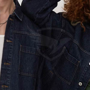 แจ็กเก็ตยีนส์ใช้ได้ทุกเพศเสื้อแจ็กเก็ตยีนส์ผ้าฝ้าย100% ดีไซน์ใหม่ทำจากปากีสถาน - Product Image 3