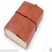 T678 Hardcover Notebook Journal Leder hülle Dicke leere Seiten für persönliches Tagebuch und Skizzenbuch Bleistift mal papier