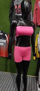 Soutien-gorge de sport de yoga pour femmes à la mode soutien élevé anti-odeur séchage rapide mélange Spandex/Nylon et coton - Product Image 4