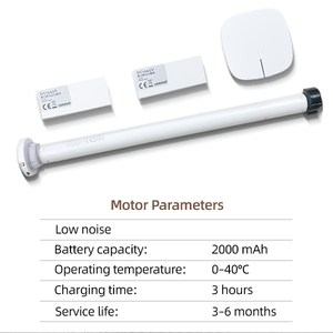 Persianas Romanas Motorizadas con Filtro de Luz y Control Remoto para Oficina y Apartamento - Product Image 6