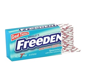 Chewing-gum fruité FREE DENT en boîte 15 pièces - Product Image 1