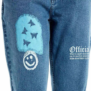 Jeans de Lona Ecológicos para Mujer, Estilo Desgastado, Transpirables para Invierno, Colores y Tallas Personalizables, Precio Económico, Fabricante Mayorista - Product Image 6