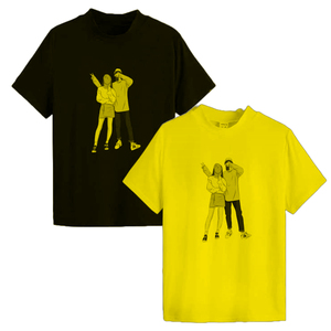 Women's Casual Graphic <b>T</b>-<b>Shirts</b> 100% Pima Cotton <b>White</b> Stock Clothing <b>Heavyweight</b> Camisetas Screen Printing Tee for Teenagers - Product Image 5