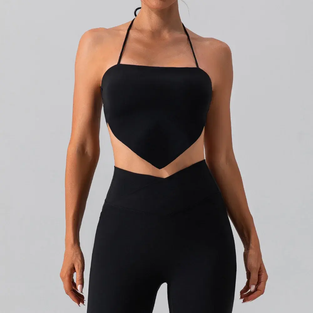 2024 haute qualité élastique Sexy Gym vente chaude sport actif Yoga Fitness vêtements course sport soutien-gorge