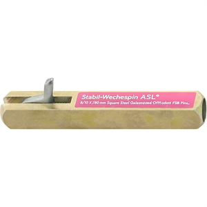 Pasadores de Acero Cuadrados Galvanizados Stabil-Wechselpin ASL 8/10 X 80 mm, Pasadores FSB Descentrados - Product Image 3