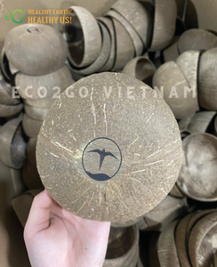Tazón de coco natural al precio más barato y tazón de cáscara de coco de alta calidad con logotipo personalizado/Embalaje hecho por ECO2GO VIETNAM - Product Image 6