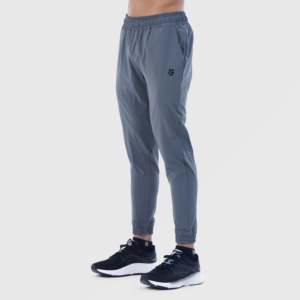 Pantalon de jogging décontracté Forge 100 % coton coupe droite, élastique, personnalisable, coloré, léger, en laine, disponible du XL au 6XL, couleur gris - Product Image 1