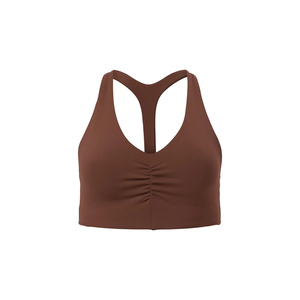 Wholesale Women's Yoga Sports Bra High <b>Support</b> Convertible Straps U-<b>NECK</b> Breathable Spandex/Nylon Made in Pakistan Front Logo - Product Image 6