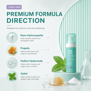 Enjuague Bucal Antiséptico Sin Alcohol de Marca Privada con Nano Hidroxiapatita y Propóleo OEM ODM - Product Image 3