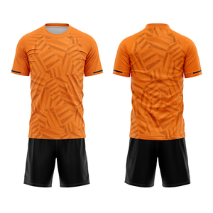 Sublimación blanca y azul Ropa de fútbol en blanco Transpirable Equipo de secado rápido Juego de deportes Uniforme de fútbol - Product Image 3