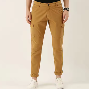 Precio al por mayor hecho Pakistán Venta de pantalones de carga OEM diseño de servicio con chándal de jogging de algodón personalizado para los hombres - Product Image 3