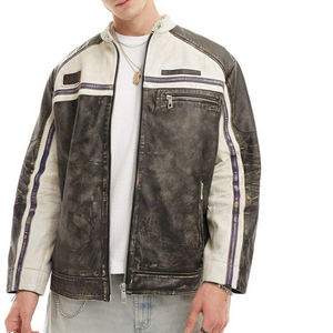 แจ็กเก็ตหนังสำหรับผู้ชายเสื้อแจ็กเก็ตหนังแฟชั่นใหม่สำหรับฤดูหนาว - Product Image 2
