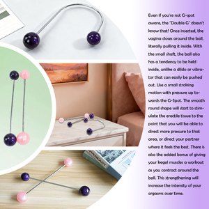 Fabrik Großhandel Original G-Punkt Vergnügen Zauberstab Edelstahl Erotik Sexspielzeug für weibliche Erwachsene <span class=keywords><strong>Massage</strong></span> Sticks Bälle Rollen - Product Image 5