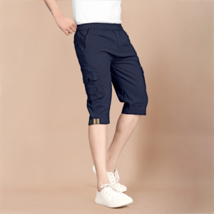 Ropa de trabajo para hombre, pantalones cortos de carga hasta la rodilla con múltiples bolsillos, transpirables con nuevo diseño elegante para un uso funcional y un aspecto moderno - Product Image 3