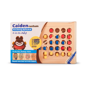 Gioco da Tavolo in Legno Personalizzato Caiden 4-in-1, Gadget Strategici - Product Image 2