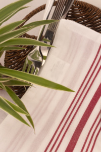 100% coton Bistro serviette et napperon ensemble séchage rapide tissé bleu pour usage domestique serviettes de cuisine - Product Image 4