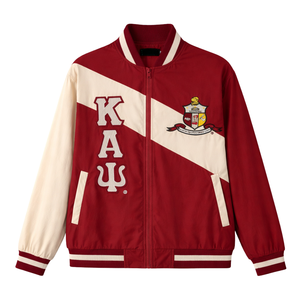 Chaqueta Cortavientos con Cremallera Completa Kappa Alpha Psi, Ligera, Ropa Deportiva de Fraternidad Griega - Product Image 3