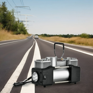 מדחס אוויר חשמלי נייד 150psi ABS מנפח צמיגים מהיר צג לחץ אוויר בצמיגים ערכת תיקון צמיגים לרכב משאבת אוויר עבור - Product Image 1