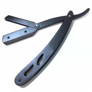 ที่โกนหนวดสเตนเลสสตีลคุณภาพเยี่ยม,มีดโกนแบบใบมีดเดี่ยวมีดโกนสำหรับร้านเสริมสวยมืออาชีพสลักโลโก้ได้ตามต้องการ - Product Image 4