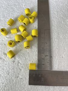 Cuentas de vidrio de Chevron de gran tamaño azul, blanco y rojo hechas a medida, ideales para diseñadores de joyas para reventa - Product Image 4