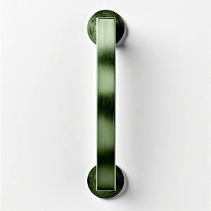 Tirador de puerta VillaTurn Entry Pull Majestic Aura Premium en negro mate y dorado para puertas de madera de alta gama - Product Image 6