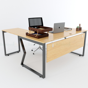 BFMB010-MBamboo 160x160cm L-Shaped Corner <b>Desk</b> Solid Wood Computer or Laptop Table Portable and <b>Foldable</b> with Simple Design - Product Image 1