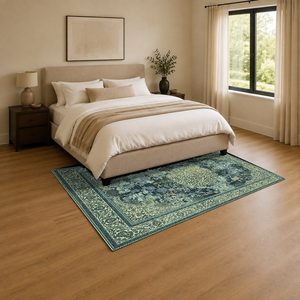 <b>RUGS</b> DEPOT LXDP-0066 Wholesale Green Sage Minimalist Designer Digital Printed Machine Washable Chenille Area <b>Rug</b> <b>Non</b> <b>Slip</b> - Product Image 3
