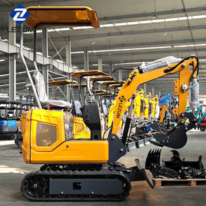 Mini Escavatore LEUZM DY10 1.2 Ton con Braccio Estensibile a Rotazione Laterale, Cingoli e Motore Diesel, con Accessori per Mini Escavatore - Product Image 1