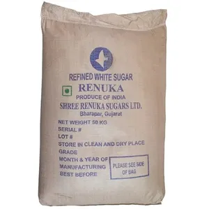 Refined Sugar Direct 50kg packaging White Sugar Icumsa 45 Sugar export