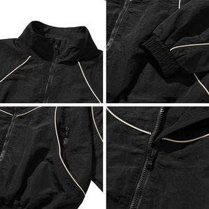 แจ็กเก็ตกันลมของผู้ชายเสื้อกันลมแบบพรีเมี่ยมสำหรับฤดูหนาวเสื้อแจ็คเก็ตไนลอนแบบนุ่มไม่มีระบายน้ำหนักเบา - Product Image 5