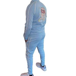 2024 Logo personnalisé coupe-vent ensemble combinaisons joggeurs 2 pièces ensemble hommes fermeture éclair complète à capuche et joggeurs costumes 3m survêtement réfléchissant - Product Image 3