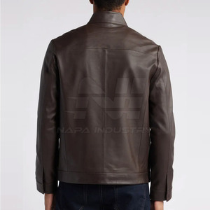 Vestes en cuir pour hommes de haute qualité, écologiques, chaudes pour l'hiver, avec logo sur le devant, fabriquées au Pakistan, en tissu peigné, décontractées, les meilleures - Product Image 2