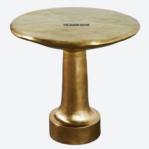 Wholesale Bulk Furniture Aluminum Marble Top Round Side Table With Black Natural Color Table <b>Bedroom</b> <b>Decorative</b> - Product Image 5