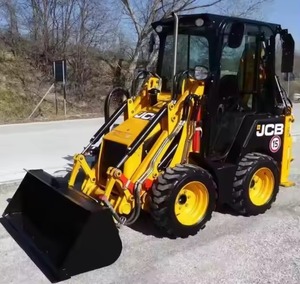 รถตักล้อยางขนาดเล็ก JCB 3 ตัน พร้อมบุ้งกี๋หน้าและหลัง แบบล้อ สำหรับงานดิน - Product Image 1