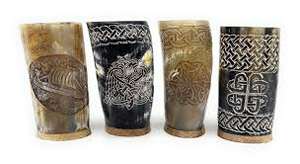 Verre à shot en corne de buffle éco-responsable pour une vie durable, Verre à shot Viking, Verre à bière et à miad écologique, Tasse à thé élégante style Love - Product Image 5