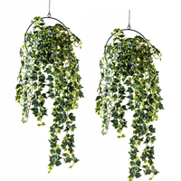 Plante artificielle décorative de lierre anglais suspendu, fausse verdure rampante pour la décoration de la maison, du balcon, du porche, du café - Fabricant en gros
