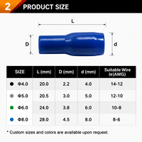 Funda Protectora de PVC para Terminales de Cable, Cubierta Aislante para Conectores de Cableado, con Característica Ignífuga e Impermeable
