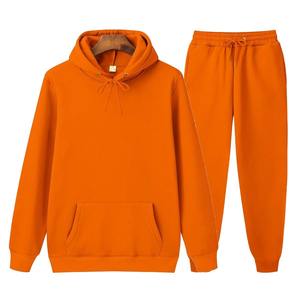 Streetwear personnalisé pour hommes, pantalon de survêtement évasé vintage, sweats à capuche, survêtement en éponge épais, imprimé Dtg, lavage de pierre, logo en polaire haut - Product Image 4