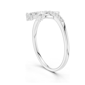 Bague en diamant de laboratoire de 0,128 carat pour femmes, clarté VVS-VS EF, or 18 carats, 14 carats, 10 carats et argent 925, or rose, or jaune, or blanc - Product Image 5