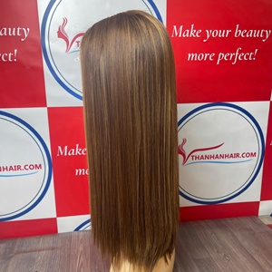 Venta de extensiones de cabello humano pelucas vietnamitas HD pelucas con cierre de encaje pelucas delanteras de encaje hueso recto cabello humano - Product Image 4