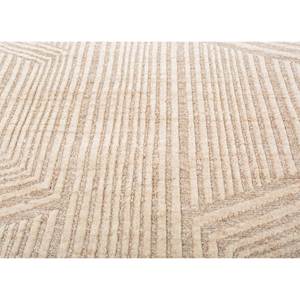 พรมขนสัตว์ถักมือสีเบจน้ำตาลลายเรขาคณิตสำหรับห้องนั่งเล่น พรมปูพื้นทางเข้าห้องโถง รูปทรงสี่เหลี่ยมผืนผ้า รุ่น Puzzle-Aiwl-3064 - Product Image 3