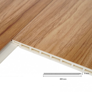 แผ่นไม้พีวีซีกันน้ำไม่เป็นพิษสำหรับตกแต่งพื้นหลัง - Product Image 3