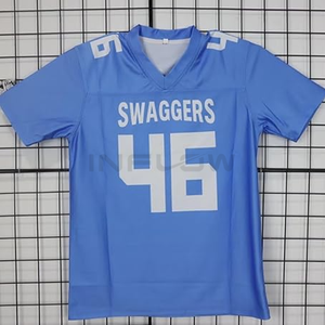 Camiseta de fútbol de talla grande personalizada Bobby Boucher 9 The Waterboy Adam Sandler Mud Dogs Bourbon Bowl película camiseta de fútbol americano - Product Image 2