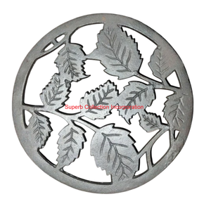 Salvamanteles de Metal de hierro fundido decorativo de lujo para diseño Floral adornado Vintage Protector de mesa de cocina soporte de olla en precio asequible - Product Image 3