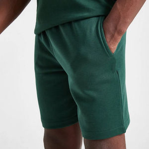 Ropa de calle para hombre, conjunto corto de chándal de algodón de 2 piezas, servicio OEM personalizado con el último diseño de alta calidad para el verano - Product Image 4