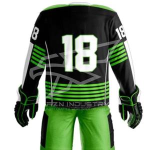 Uniformes de hockey sobre hielo directos de fábrica Servicio OEM Logotipo personalizado Tela duradera Equipo Deportes Jersey y pantalones - Product Image 5