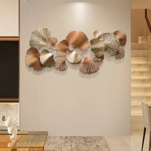 ศิลปะตกแต่งผนังโลหะลายดอกไม้สำหรับบ้านประติมากรรมเหล็กทำด้วยมือหรูหราห้องนั่งเล่นห้องนอนภายในสำเนียง - Product Image 3