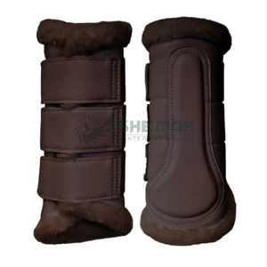 Bottes de brossage de protection pour chevaux avec rembourrage absorbant les chocs et support complet du tendon et du fetlock sur mesure au Pakistan - Product Image 1