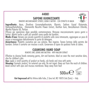 Sapone Igienizzante Boethius 500ml, Gadget Personalizzato per il Lavaggio delle Mani - Product Image 1